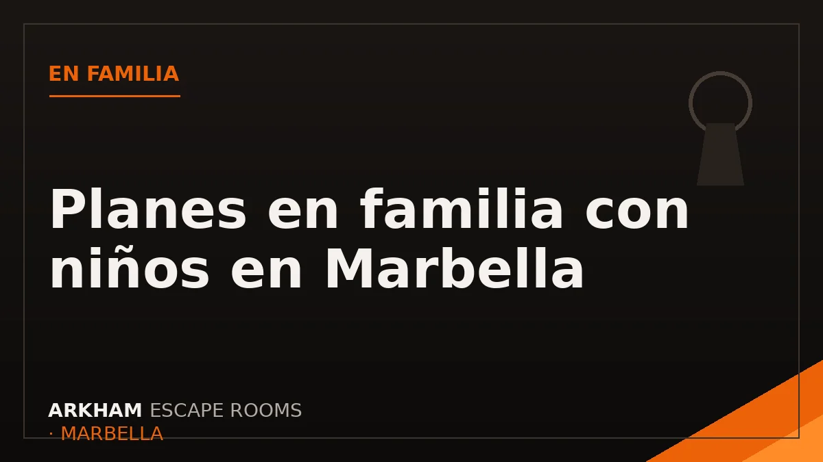 Planes en familia con niños en Marbella